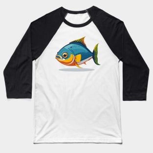 Cute Tuna Fish Baseball T-Shirt